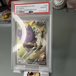 2025 POKEMON SVP EN-SV BLACK STAR PROMO #189 N'S ZORUA PSA 10 - Image 2