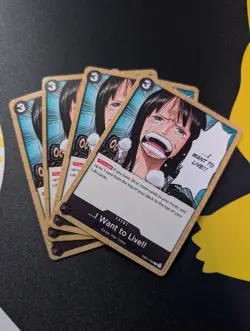...I Want to Live!! EB01-050 C One Piece cards game English NM x4 - Image 1