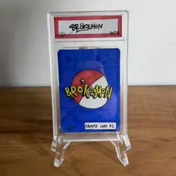 1/1 Original Hand Drawn Zappy Rat Card Slabbed Signed Series 1 No.2 Brokemon - Image 4