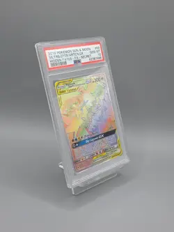 PSA 10 Moltres & Zapdos & Articuno GX Tag Team 69/68 Pokemon Card Hidden Fates - Image 2