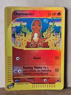 Charmander Reverse Holo Pokemon Card *LP/Excellent* - Expedition Base 2002 - Image 1