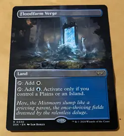 MTG Duskmourn: House of Horror Floodfarm Verge Borderless Regular Rare 330 MNT - Image 1