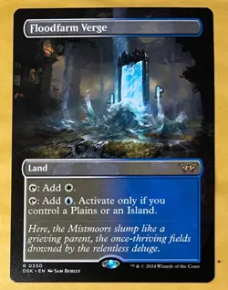 MTG Duskmourn: House of Horror Floodfarm Verge Borderless Regular Rare 330 MNT - Image 2