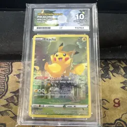 Pokemon TCG 2023 Crown Zenith Pikachu Special Art GG30 Ace 10 perfect subgrades - Image 1