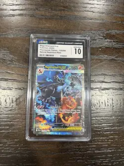 Pokemon TCG Mega Charizard X EX 125/094 Phantasmal Flames SIR CGC 10 360 HP 90× - Image 2