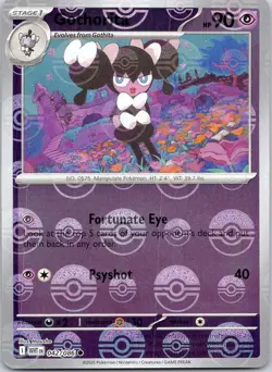 Gothorita 042/086 C White Flare Pokemon Near Mint (Pokeball Holo) - Image 1