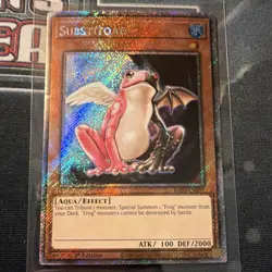 YuGiOh! RA03-EN197 Substitoad Platinum Secret Rare LP - Image 1