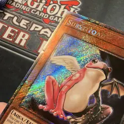 YuGiOh! RA03-EN197 Substitoad Platinum Secret Rare LP - Image 4