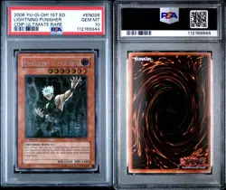 Yu-gi-oh PSA 10 2006 Lightning Punisher CDIP-EN026 Ultimate Rare 1st Edition GEM - Image 2
