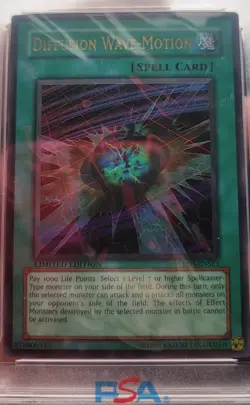 2005 Yugioh TCG Diffusion Wave Motion RDS-ENSE1 Ultra Rare Limited Ed Holo PSA 9 - Image 3
