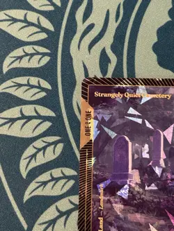 Strangely Quiet Cemetery Stonefoil 1/1 ONE OF ONE Wonders Of The First COTS - Image 4