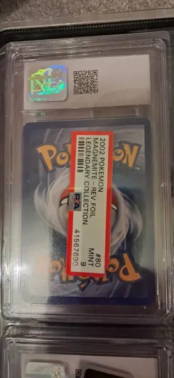 CGC 9.5 Magnemite 2002 Legendary Collection 80/110 Reverse Holo Pokemon Card - Image 2