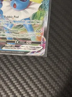 Pokemon TCG Vaporeon VMAX Evolving Skies Holo Ultra Rare Card 030/203 NM - Image 3