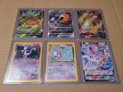 Pokemon TCG 6 Card Lot Charizard VSTAR Dragonite Rocket's Mewtwo Espeon Sylveon - Image 1