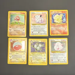 Pokemon TCG Base Set Jungle Fossil Base Set 2 Holo 6 card lot - Image 1