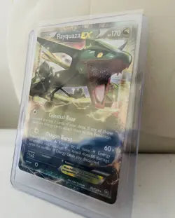 Pokemon TCG Rayquaza-Ex Dragon Exalted Holo Card 85/124 EX NM Condition - Image 1
