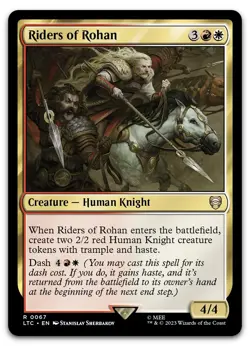 Riders of Rohan #67 (NM) Lord of the Rings LTC Magic MTG - Image 1