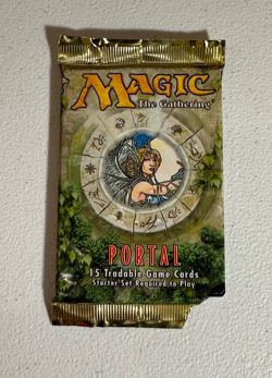 MTG Magic The Gathering Portal Booster Pack (Damaged) *Sealed* WotC 1997 - Image 1