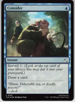 MTG Consider Foil NM Avatar: The Last Airbender: Eternal-Legal Magic 157 - Image 1