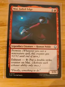 MTG Mai, Jaded Edge 0147 Avatar: The Last Airbender M/NM Free UK P&P - Image 1