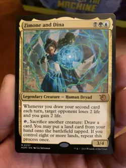 Zimone and Dina ~ March of the Machine [ NM ] [ Magic MTG ] - Image 1