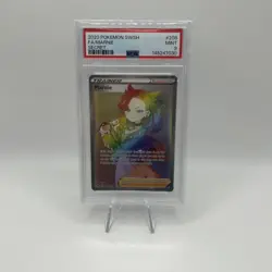 Marnie Secret Rare Full Art 208/202 Pokemon Sword & Shield Base Set PSA 9 - Image 1