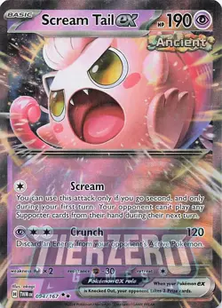 Pokemon Scream Tail ex 094/167 Double Rare Near Mint - Image 1
