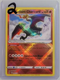 Radiant Charizard 020/159 Pokemon Crown Zenith Holo NM (2 of 2) - Image 3