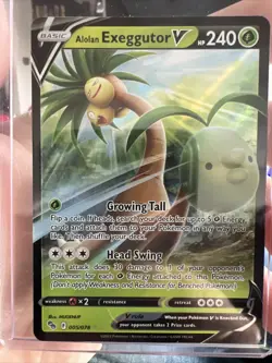 Pokemon TCG Alolan Exeggutor V Pokemon Go 005/078 Holo Ultra Rare - Image 1