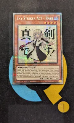 RA05-EN093 Sky Striker Ace - Raye Variant Art Starlight Rare 1st Ed YuGiOh - Image 1