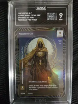 Wonders of the First Prerelease Foil Proof - Circuitious Q-7 *SSP* TAG 9 - Image 1