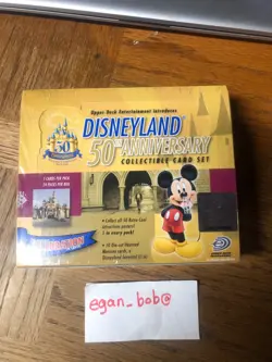 2005 Upper Deck Disney Disneyland 50th Anniversary Collectible Sealed Box Cards - Image 1