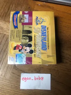 2005 Upper Deck Disney Disneyland 50th Anniversary Collectible Sealed Box Cards - Image 2