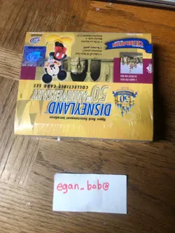 2005 Upper Deck Disney Disneyland 50th Anniversary Collectible Sealed Box Cards - Image 3