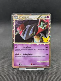 Pokemon Card Dragapult SWSH132 STANDARD Holo Black Star Promo Celebrations NM - Image 1