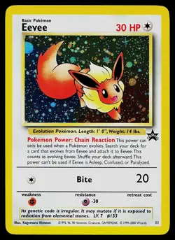 Pokemon Card - Eevee Wizards Black Star Promos 11 Holo Promo - Image 1