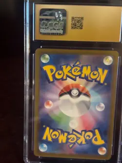 CGC 10 Pristine Zebstrika 112/086 AR Art Rare White Flare sv11W Pokemon Card - Image 2