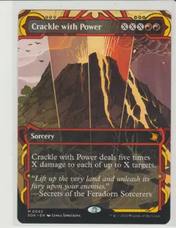 Crackle with Power - Borderless Mythic MtG Card SOA 42 - Image 1