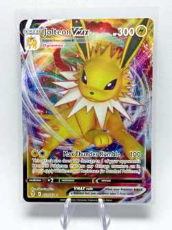 Jolteon VMAX 051/203 Evolving Skies Full Art Ultra Rare Pokemon Card TCG NM-Mint - Image 1