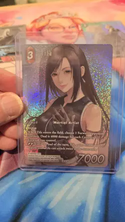 Square Enix Final Fantasy Tifa 28-013L full art holo card from Dreamlike Oceans - Image 2