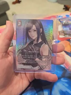 Square Enix Final Fantasy Tifa 28-013L full art holo card from Dreamlike Oceans - Image 4
