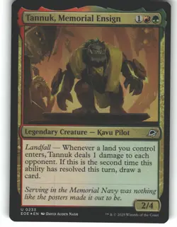 Tannuk, Memorial Ensign 233 Edge of Eternities Magic: The Gathering Foil NM - Image 1