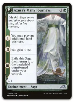 Azusa's Many Journeys #172 (NM) Kamigawa Neon Dynasty NEO Magic MTG - Image 1