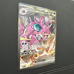 Pokemon TCG Team Rocket's Nidoking ex 233/182 Destined Rivals Holo Rare - Image 5