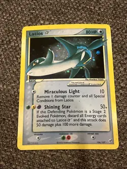 POKEMON EX HOLON PHANTOMS LATIOS & LATIAS GOLD STAR SET CUSTOM MADE - Image 2