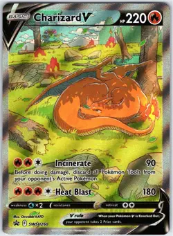 CHARIZARD VMAX 260 SWORD & SHIELD SWSH PROMO ENGLISH POKEMON NEAR MINT - Image 1