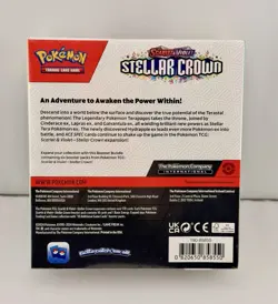 🔥Pokemon TCG Stellar Crown Booster Bundle Box Factory Sealed 6 Packs -US seller - Image 2