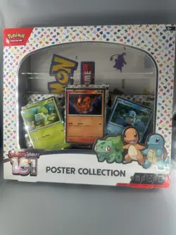 Pokemon TCG Scarlet & Violet - 151 Poster Collection Box - 3 Packs 820650853166 - Image 1