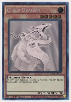 2022 Yu-Gi-Oh Ghosts From the Past Cyber Dragon 1st Edition Rare #GFP2-EN178 - Image 1