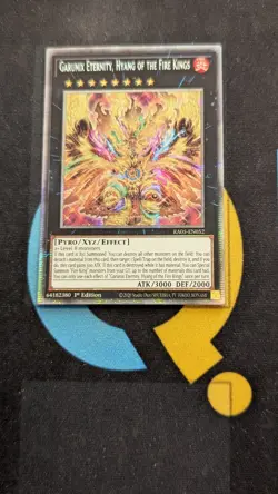 RA05-EN052 Garunix Eternity, Hyang of the Fire Kings Starlight Rare YuGiOh - Image 1